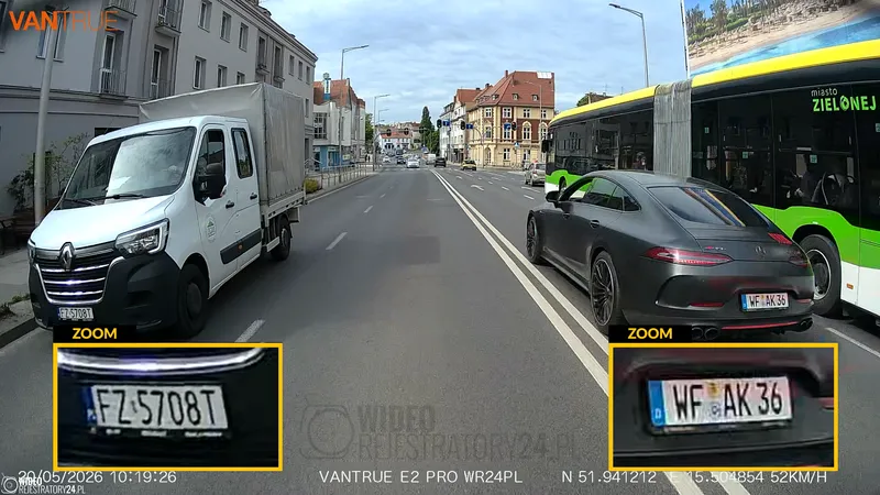 kamera samochodowa VANTRUE E2 PRO moduł kamery tylnej 2.5K